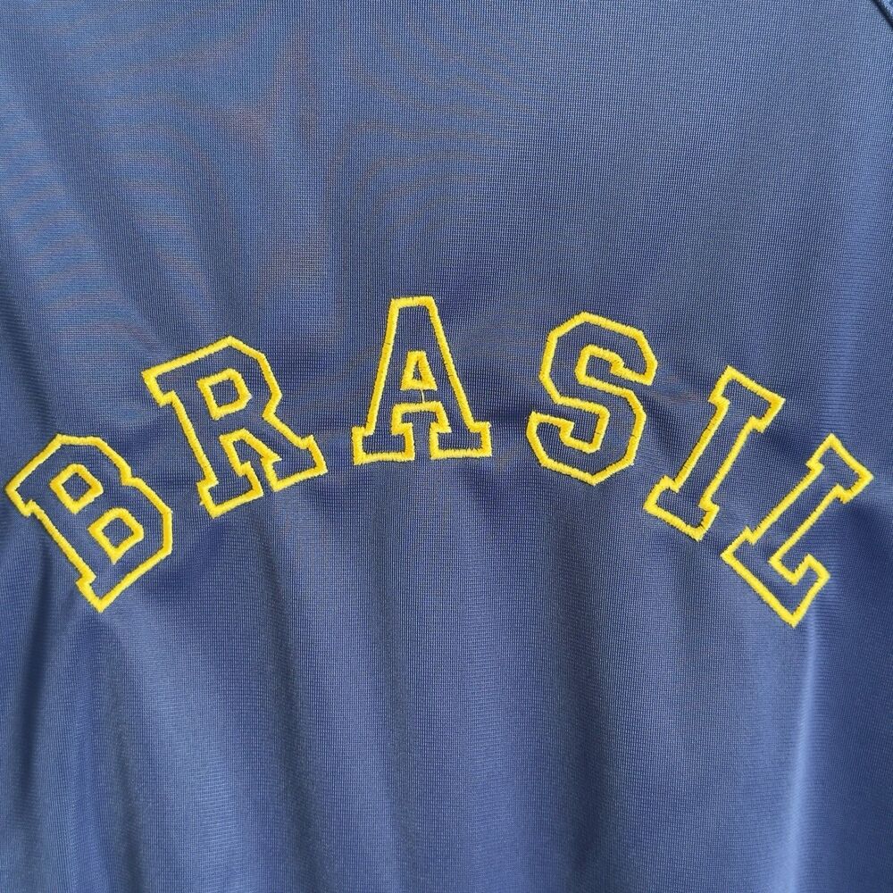 Vintage Brasil Football/Soccer Full Zip Jacket Drako Tag Men L-XL EUC - Picture 9 of 10